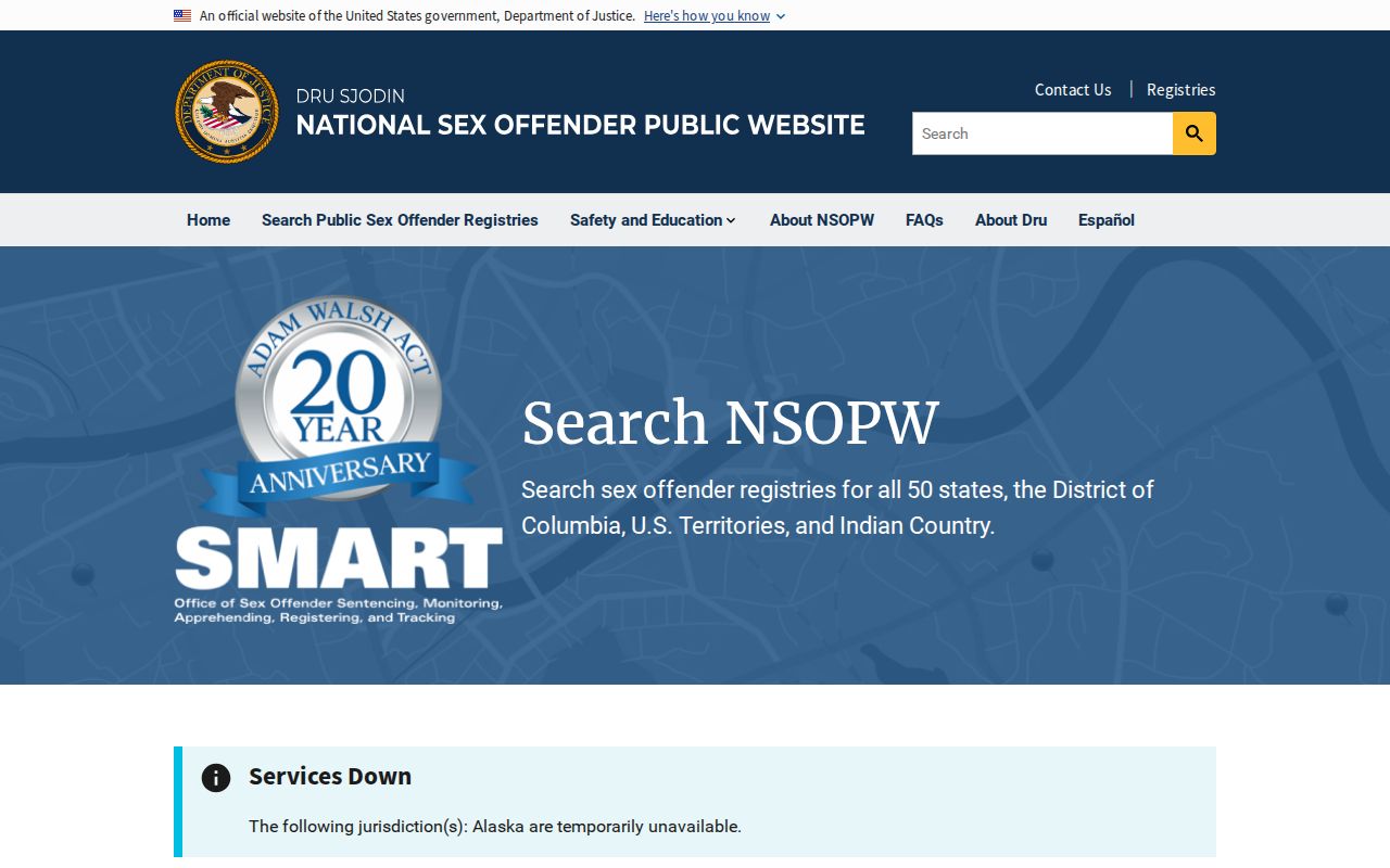 Red River Parish sex offender lookup through the national registry